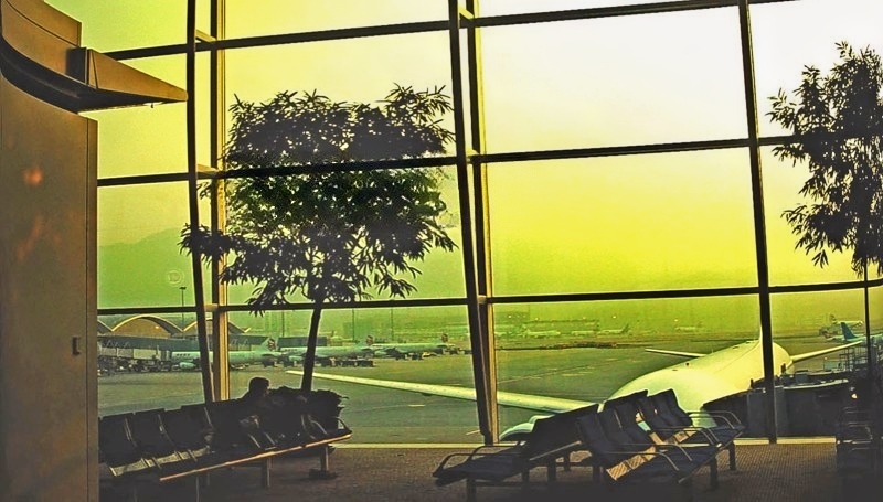 Airports are quieter - J Flowers