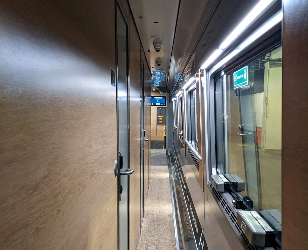 Caledonian sleeper train classic room