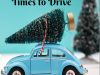 Christmas Travel – The Best and Worst Times to Drive