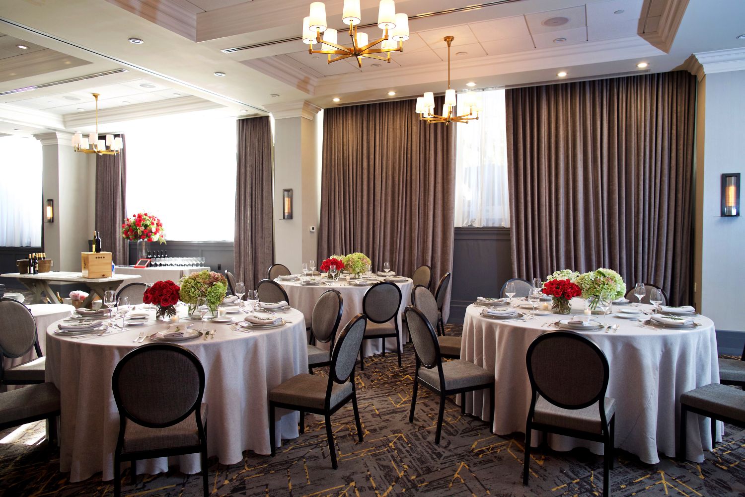 Dining at the St. Gregory Hotel