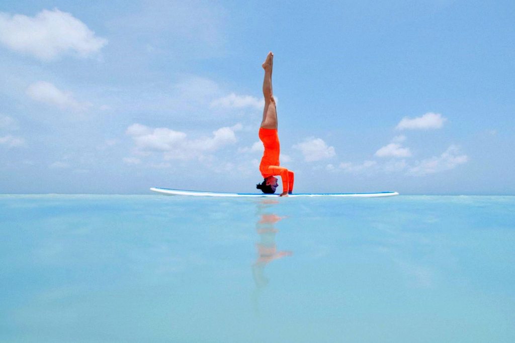 Paddleboarding at Hadicuradi Beach