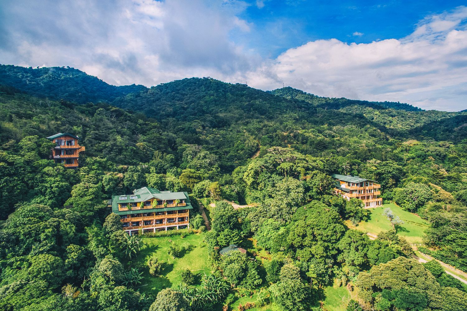 Aerial view of Hotel Belmar, Costa Rica