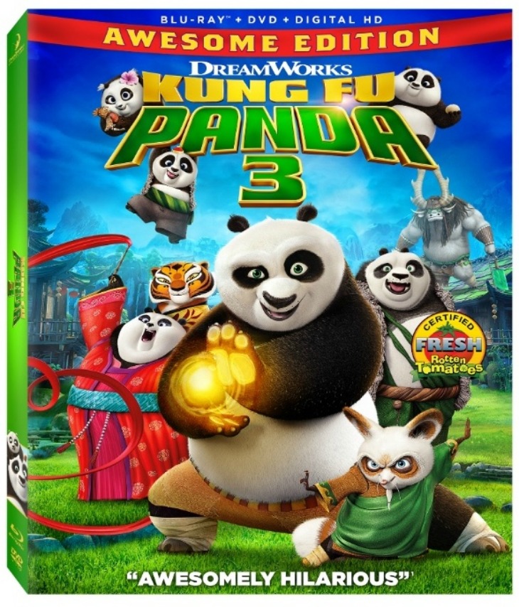 Kung Fu Panda 3' Awesome Edition Released On Blue-Ray and DVD 