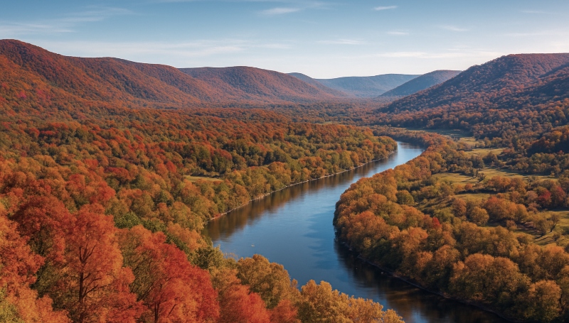 Shenandoah Valley Fall Colors - Virginia Used with permission - B Guthrie