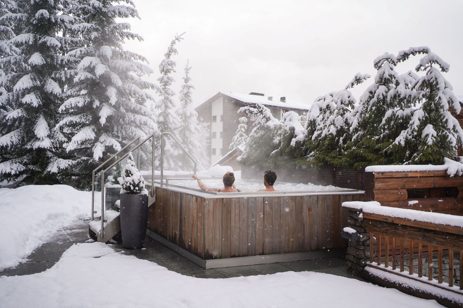 Outside Hot Tub