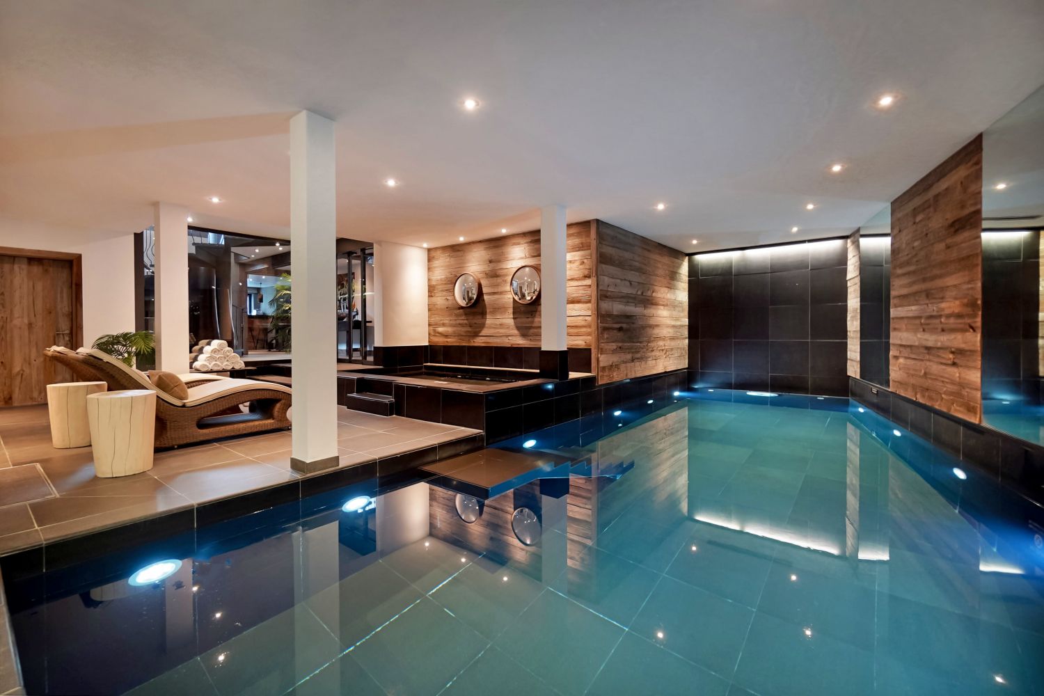 Heated indoor pool