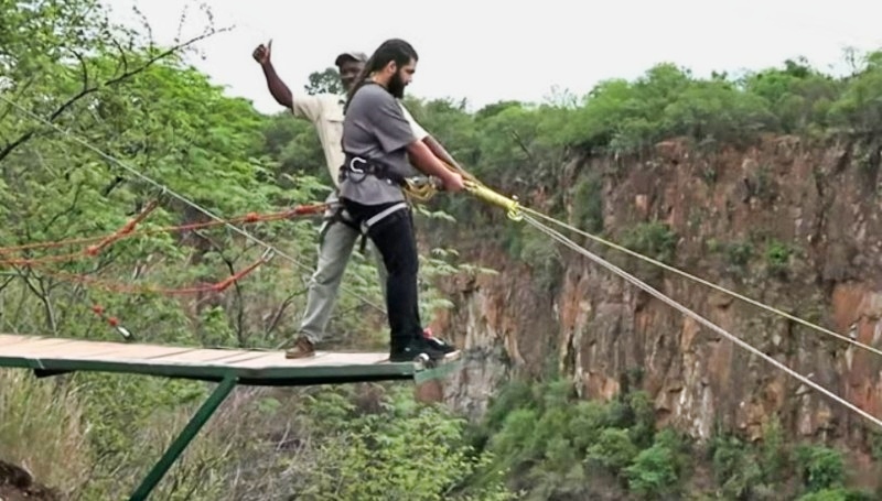 The Swing Jump Takes Nerves of Steel - Credit - Life Out Loud - YouTube