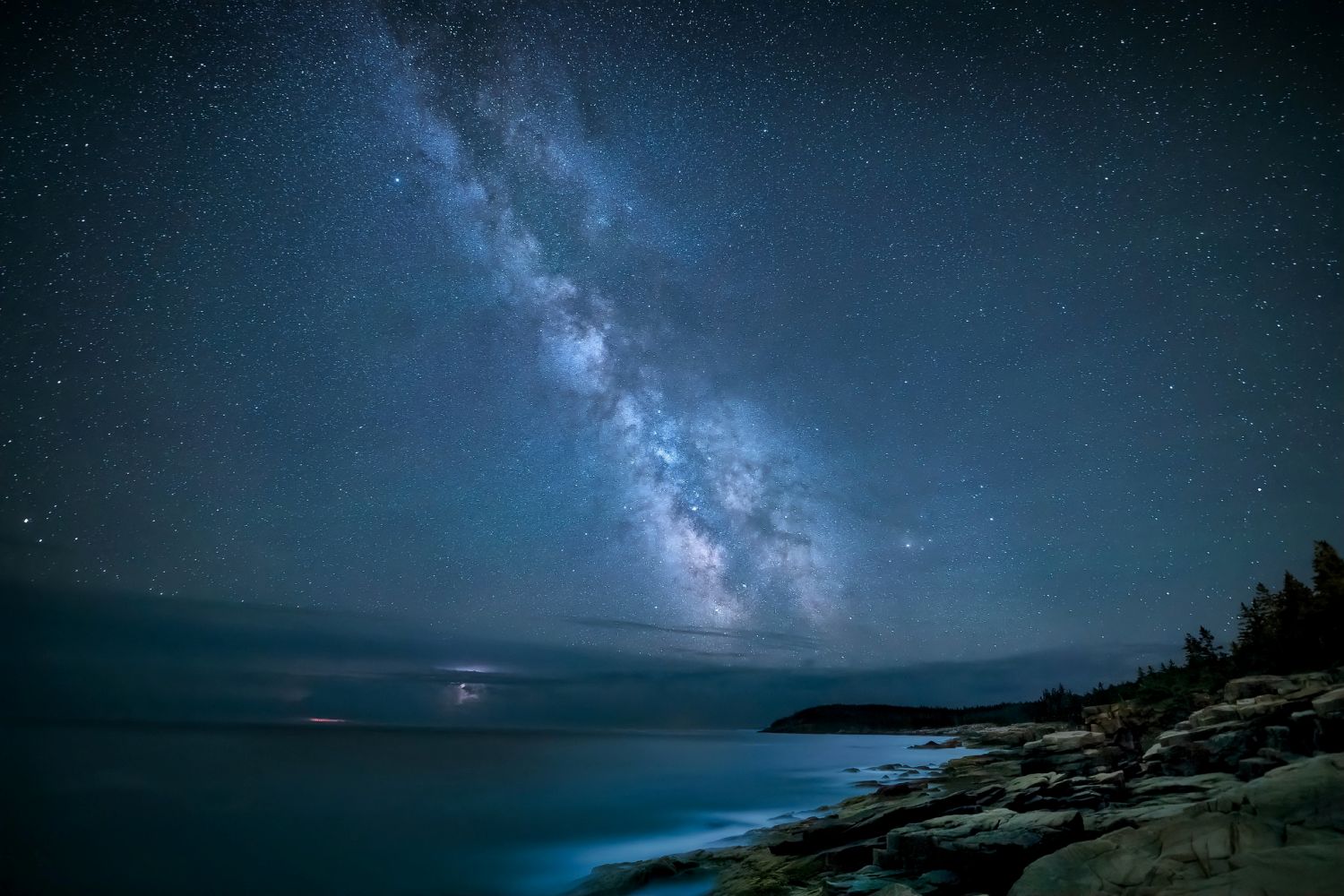 Stargazing in Acadia National Park