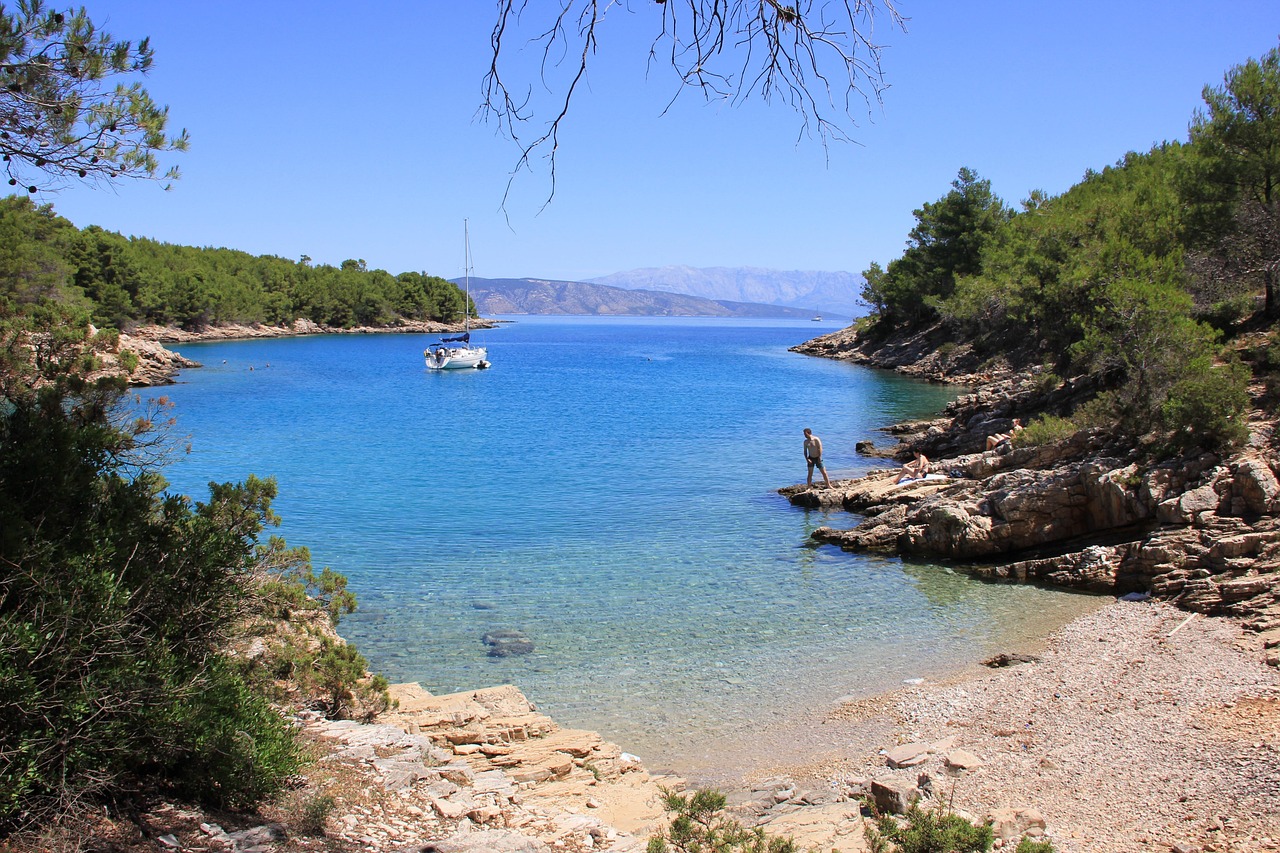 Beaches and turquoise waters