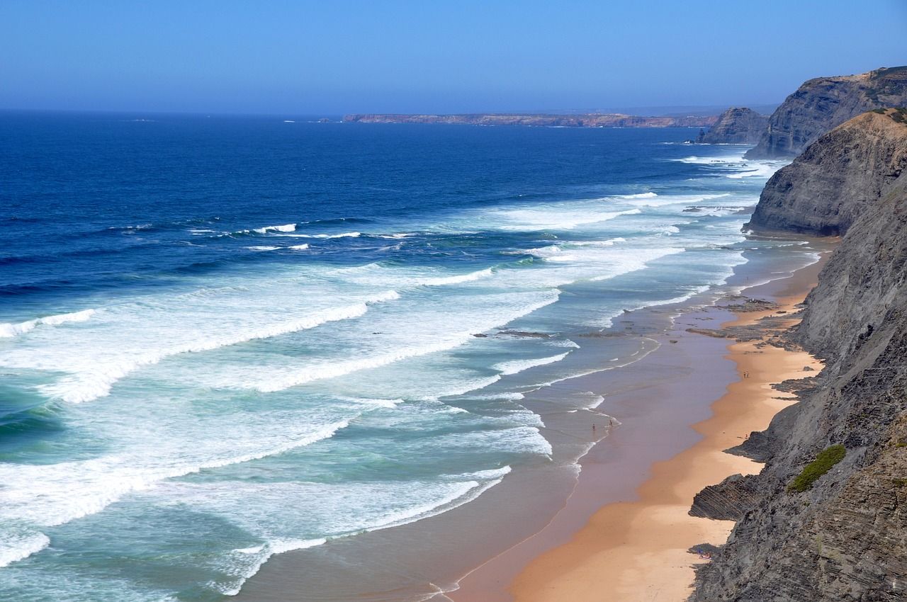 Algarve beach in Portugal