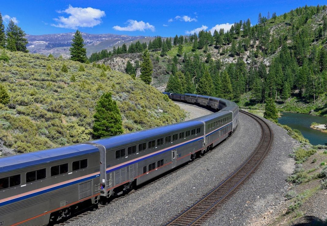 Amtrak California Zephyr winter train ride