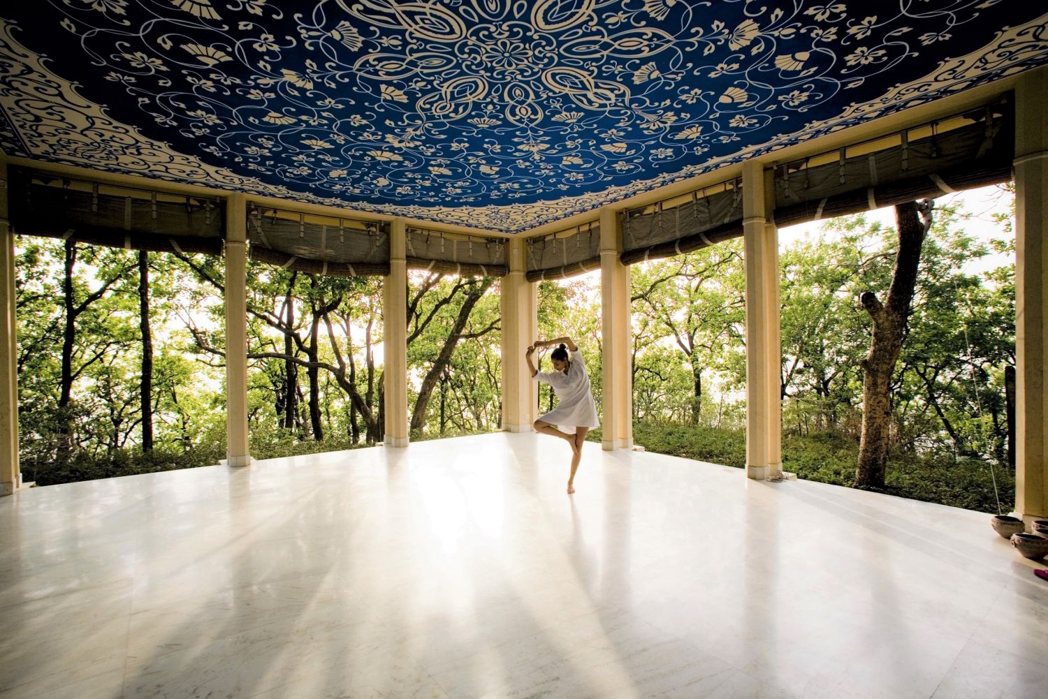 Visit Ananda in the Himalayas during the fall season