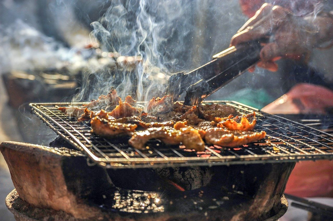 Barbecue in the forest
