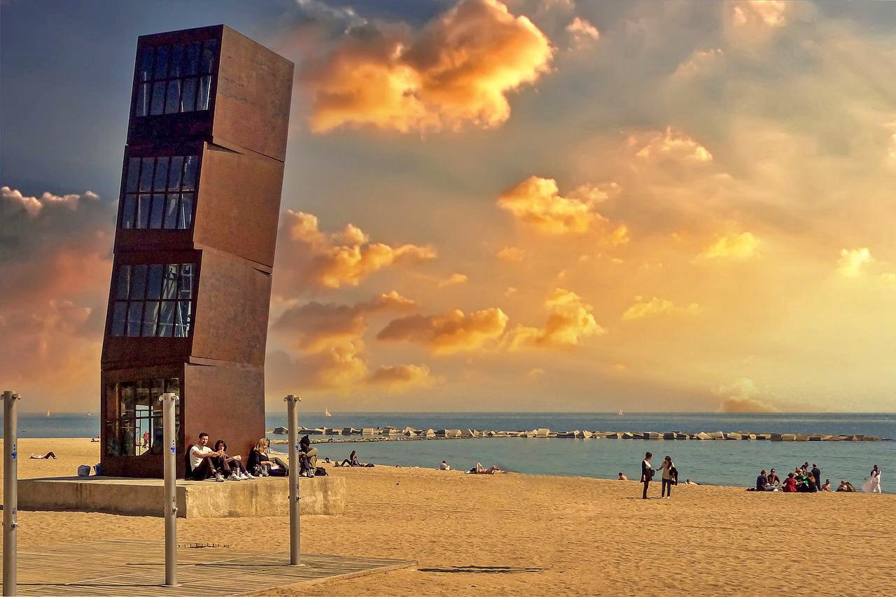 Beach in La Barceloneta