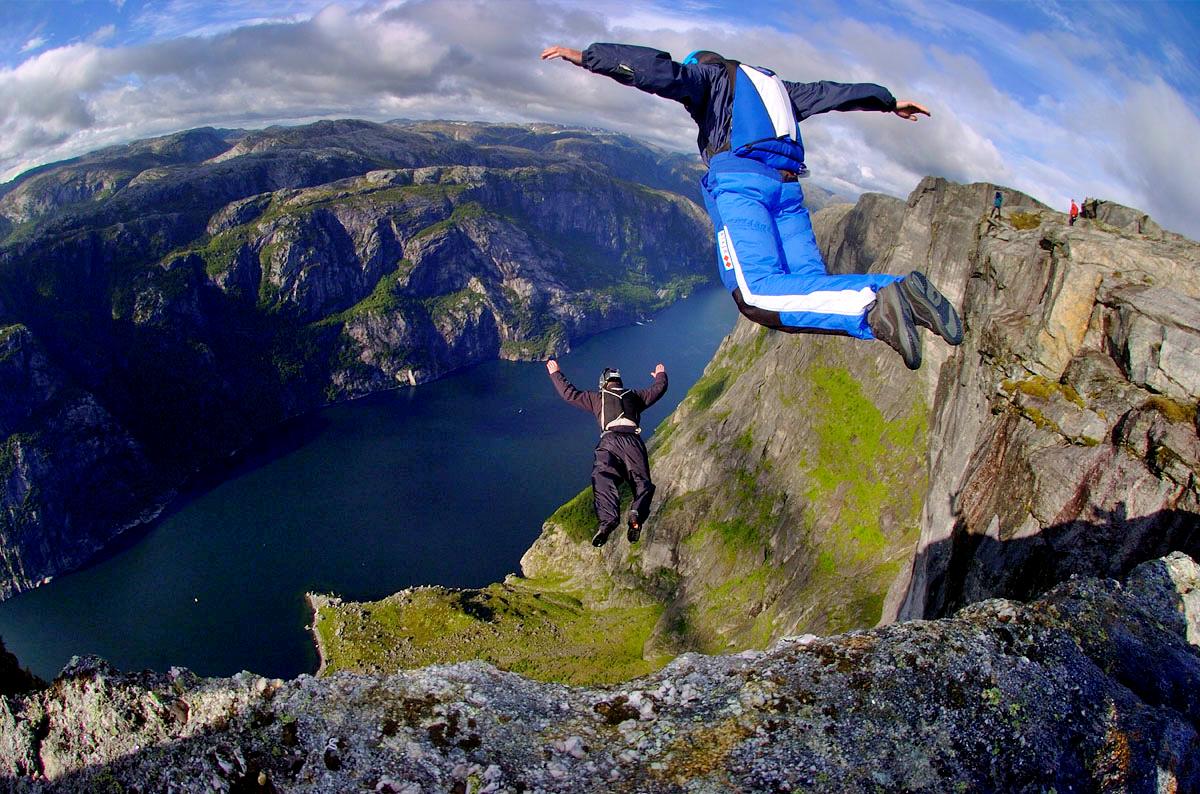 Base jumping