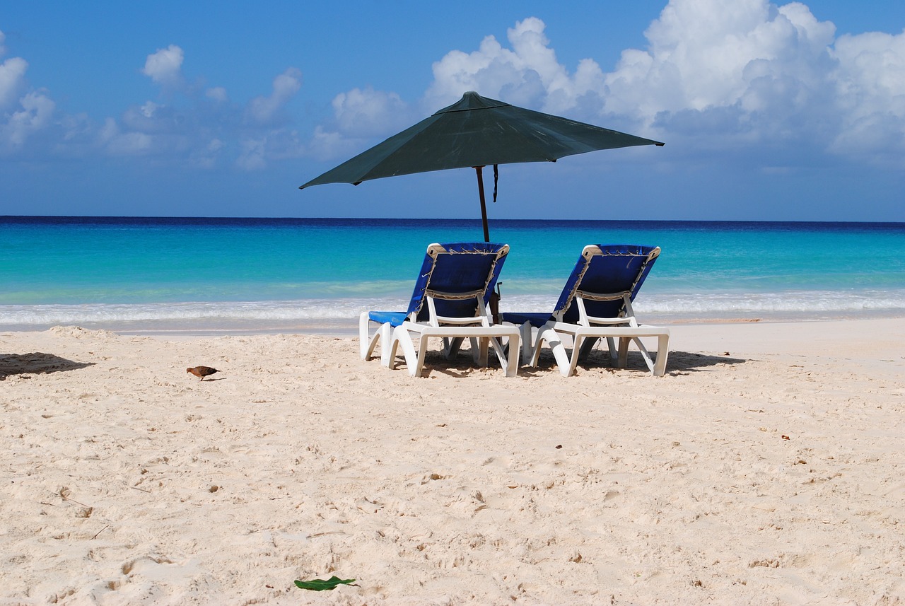Idyllic Caribbean beach