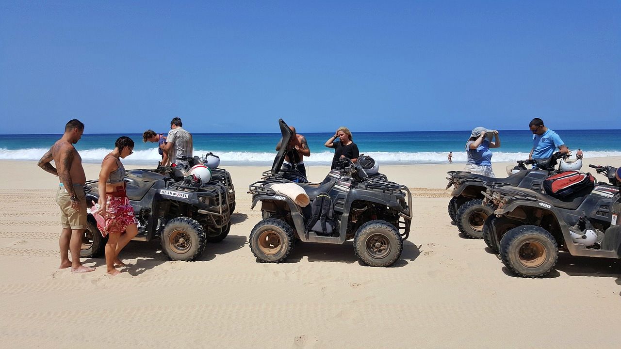 Beach buggies on Boa Vista
