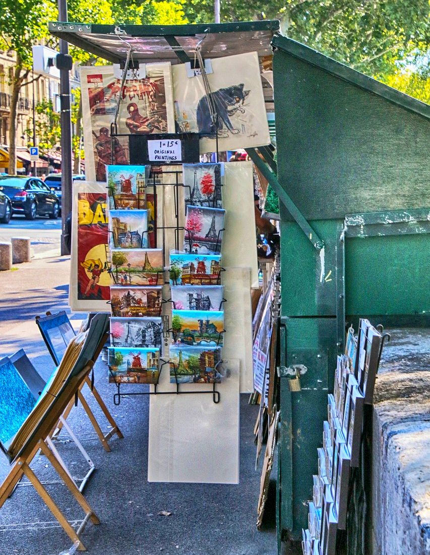 Booksellers on the River Seine in Paris