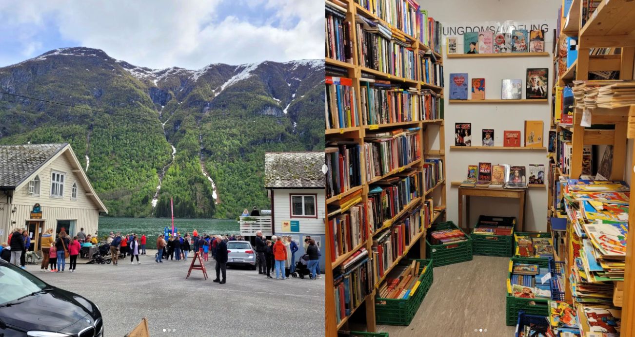 Fjærland’s Booktown, Norway