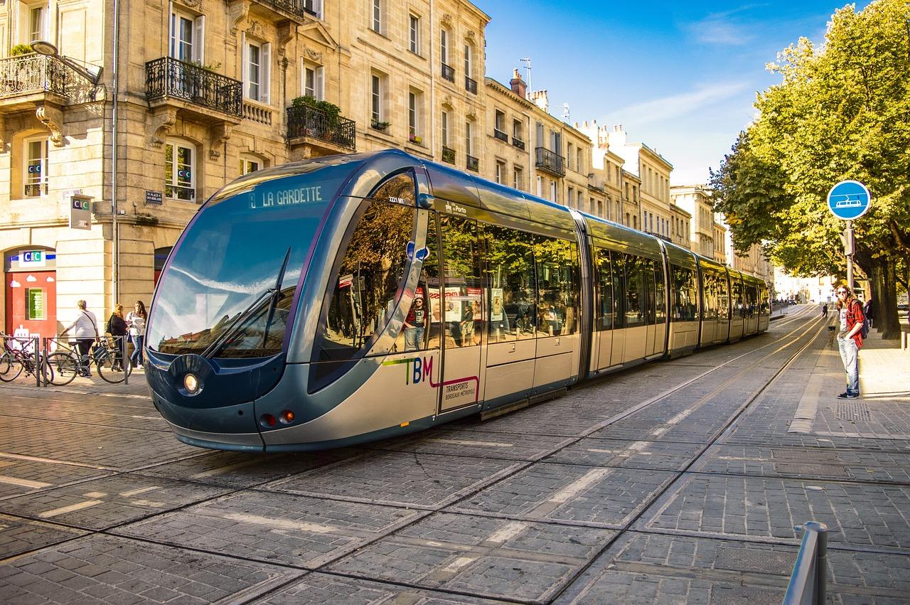 City tram in Bordeaux