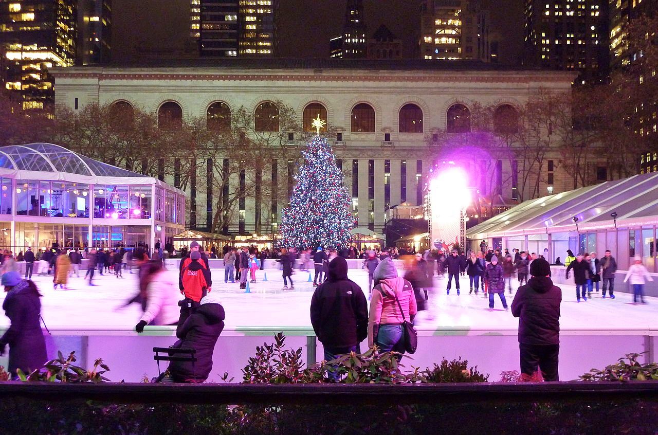 Bryant Park in the holidays