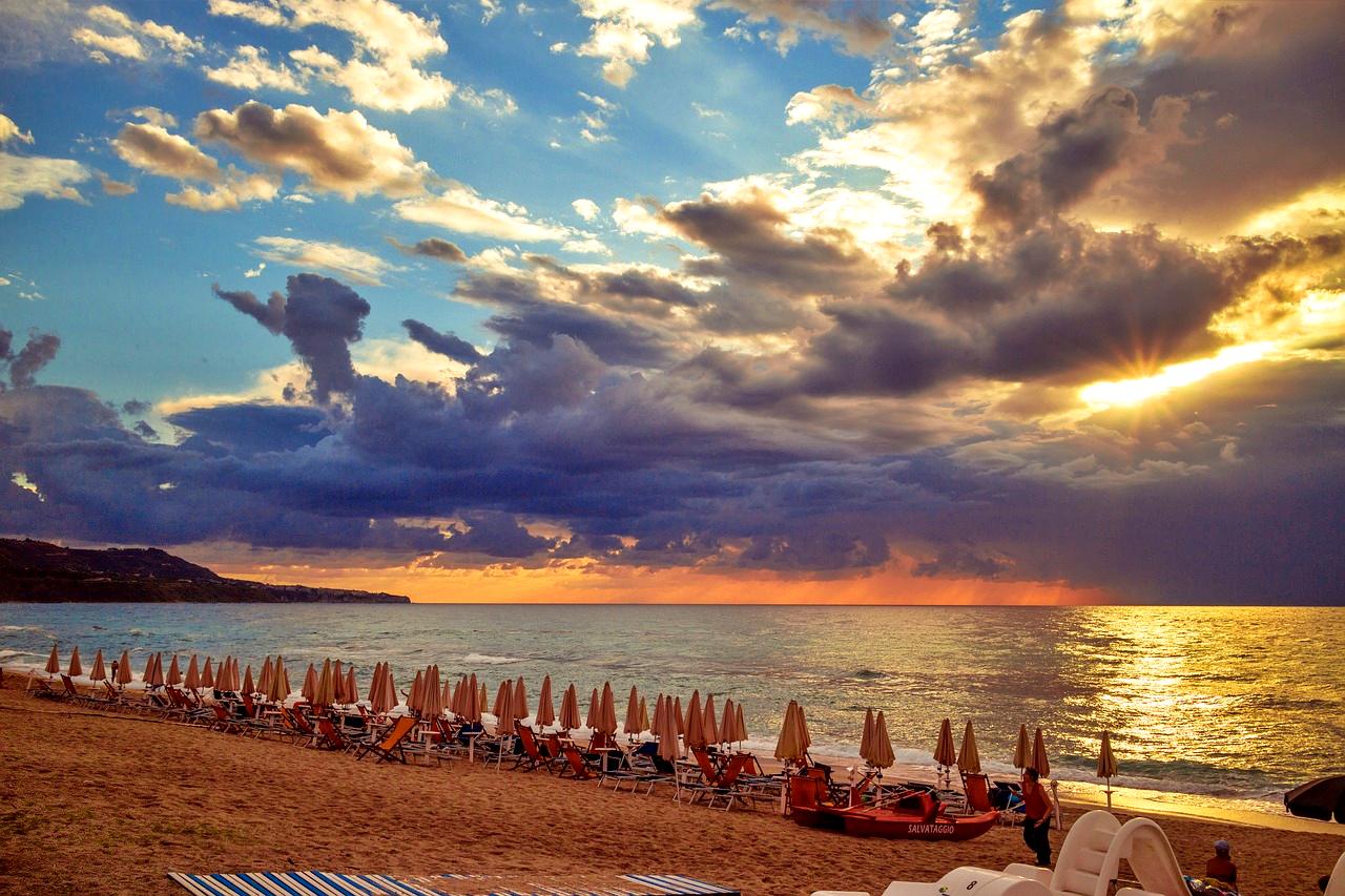 Calabrian sunset, Italy