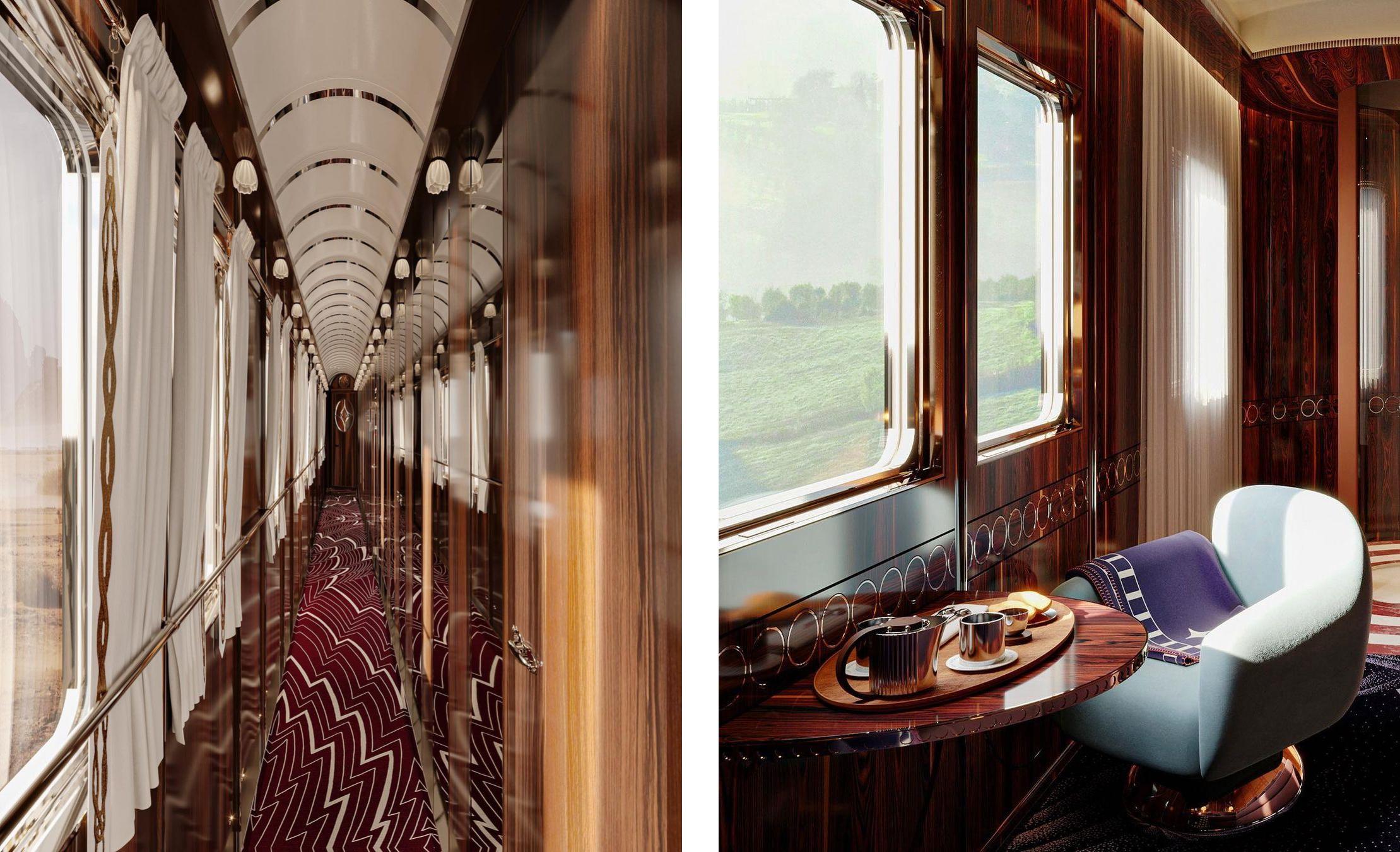 Orient Express train receives its first redesign in almost 100 years