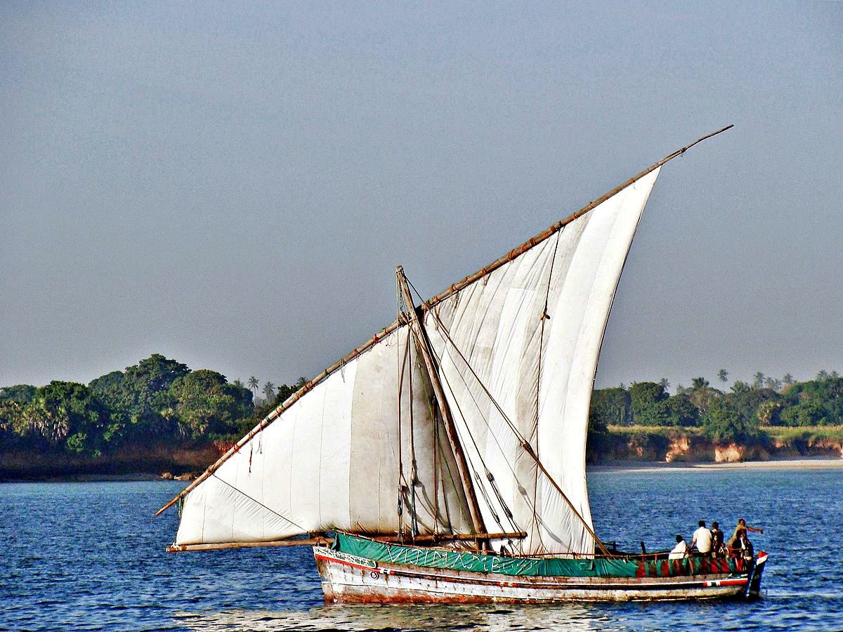 Traditional dhow in Tanzania