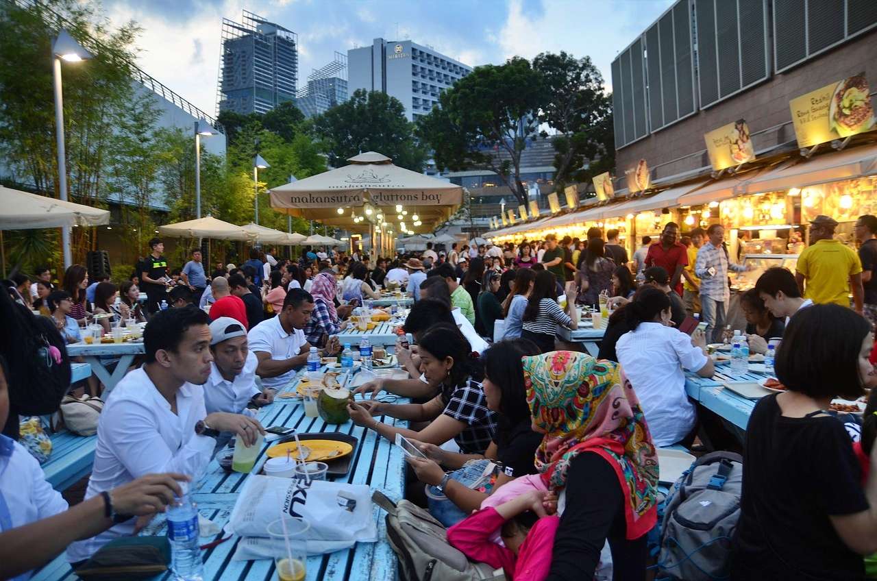 Dining in Singapore