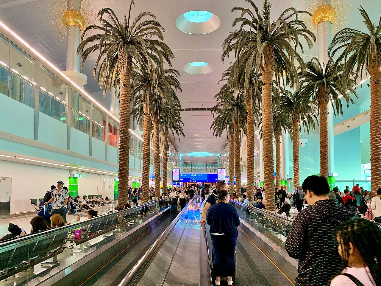 Inside Dubai's aiport