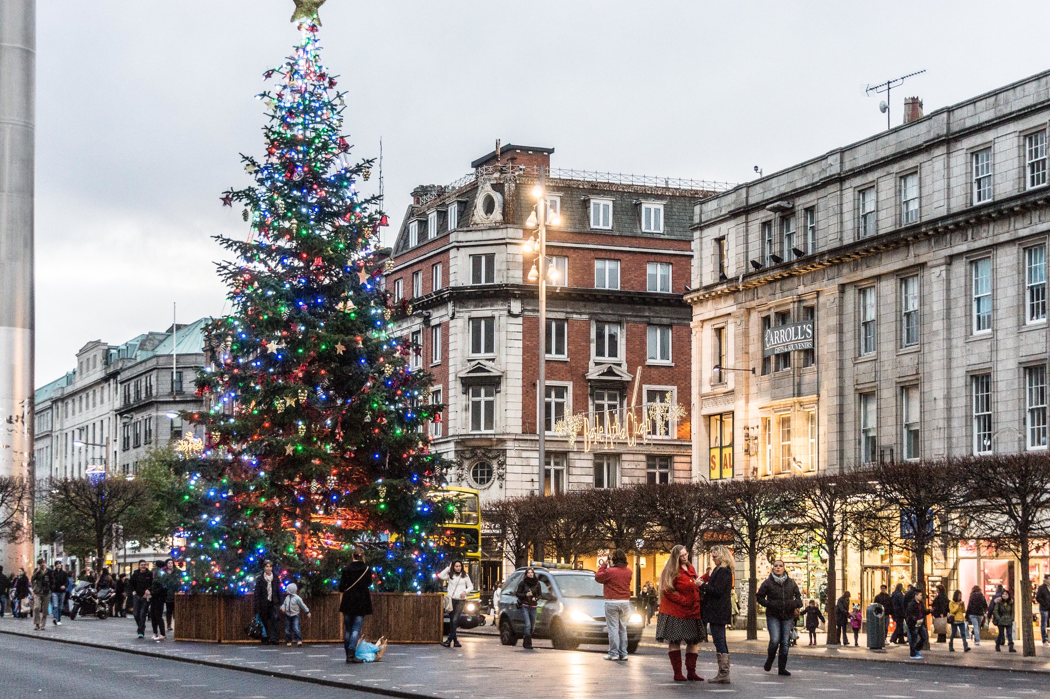 Dublin, Ireland at Christmas