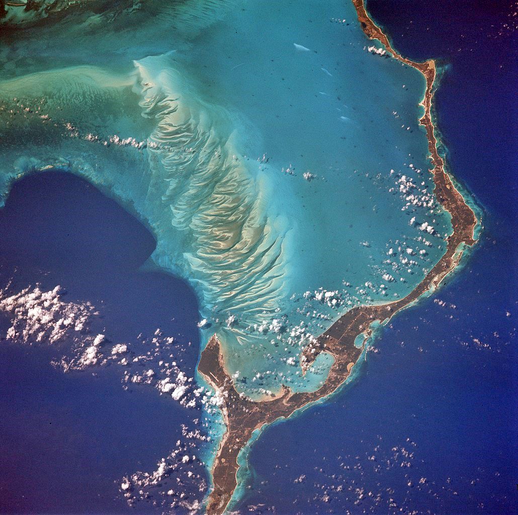 Eleuthera from space