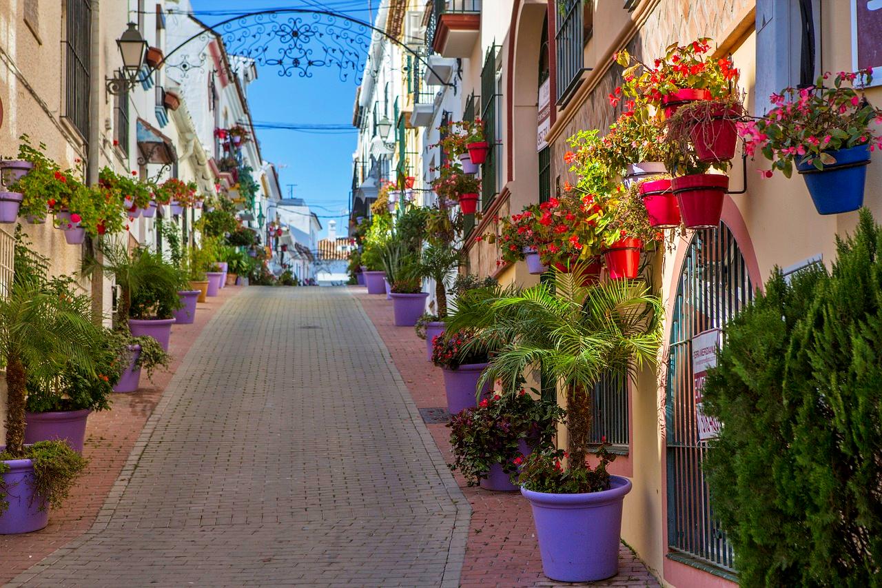 Estepona on the Costa del Sol in Spain