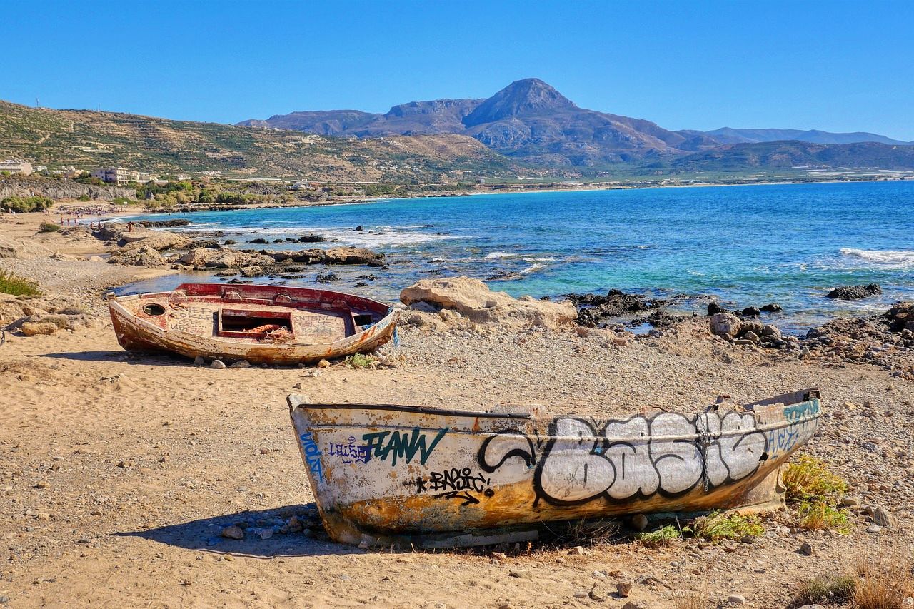 Falasarna Beach, Crete, Greece