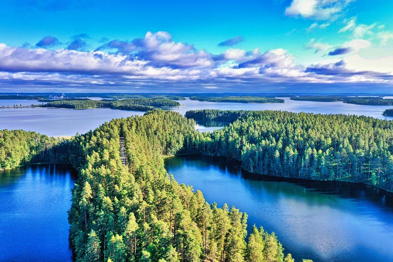 Lake scene in Finland