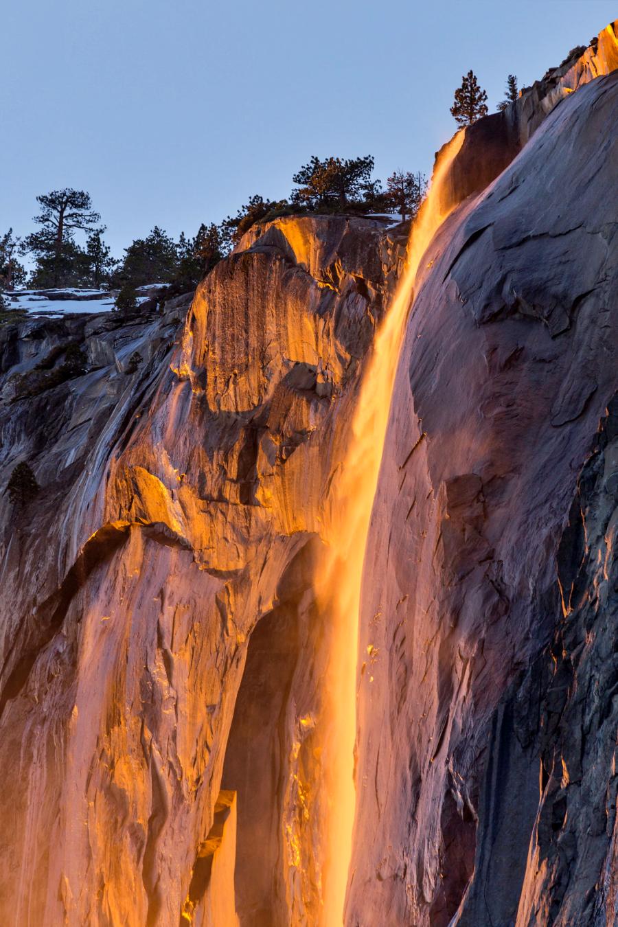 Firefall at Horsetail Falls, Yosemite National Park