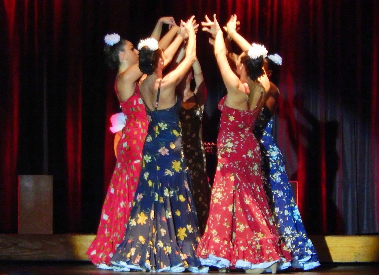 Flamenco dancers in southern Spain