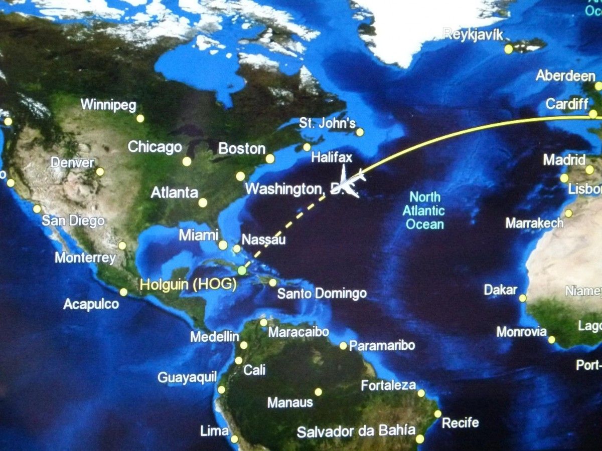 Flight map