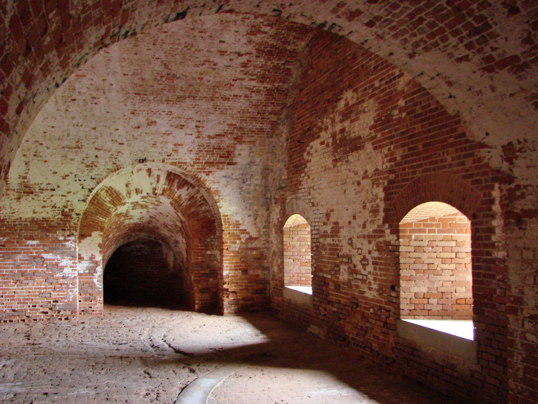 Inside Fort Morgan