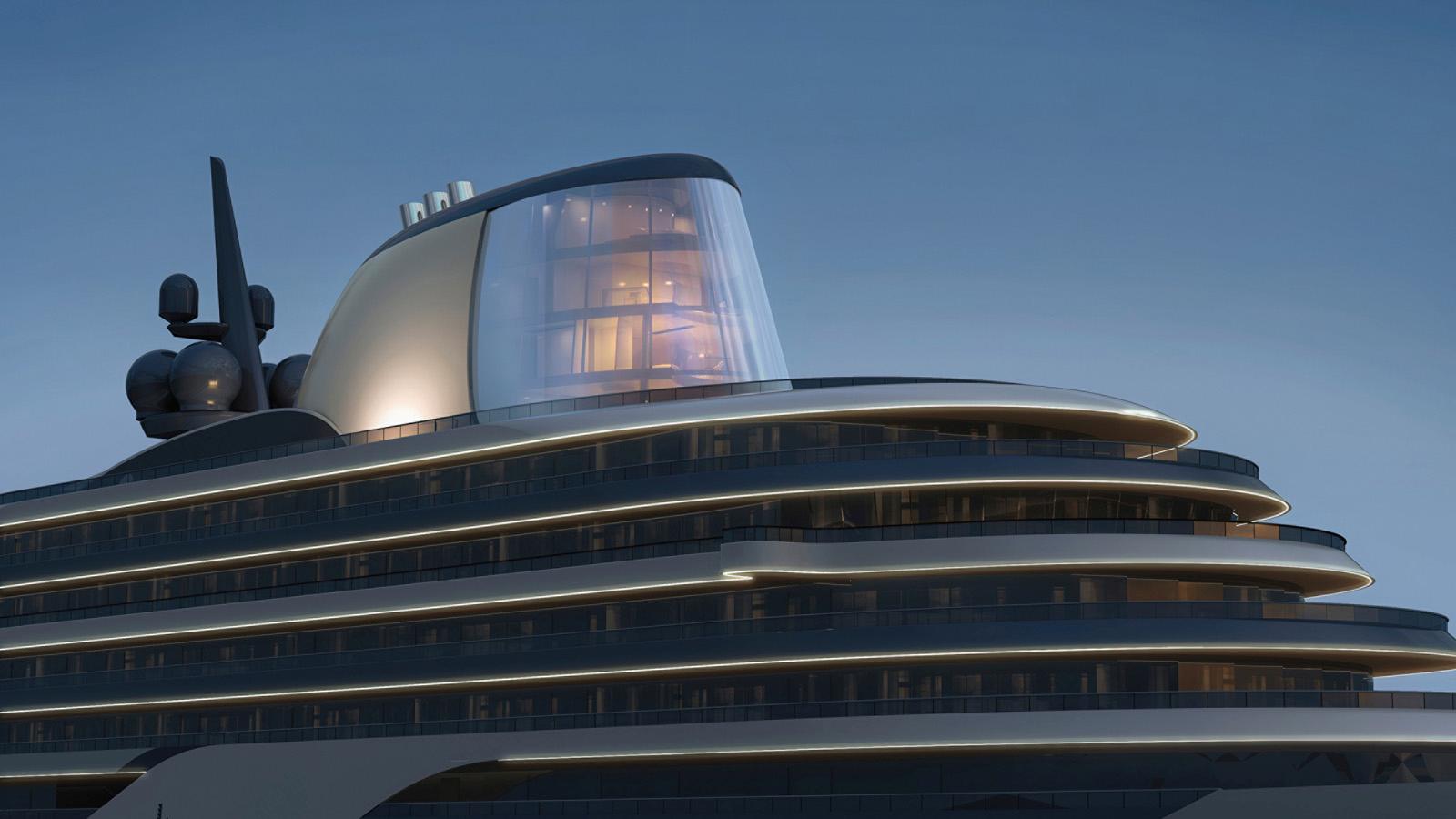 Luxury cruising in the Funnel Suite