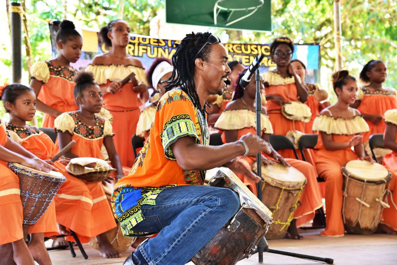 Garifuna drumming