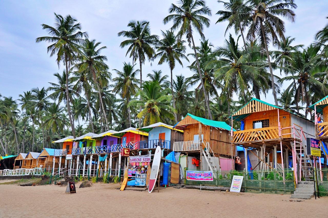 On the beach in Goa