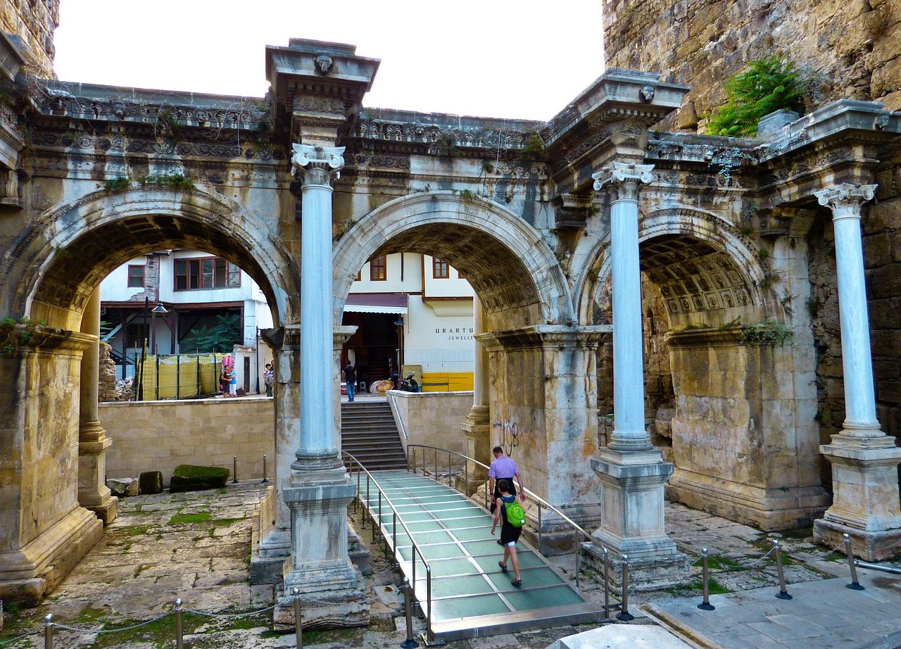 Hadrian's Gate, Kaleiçi Old Town, Antalya