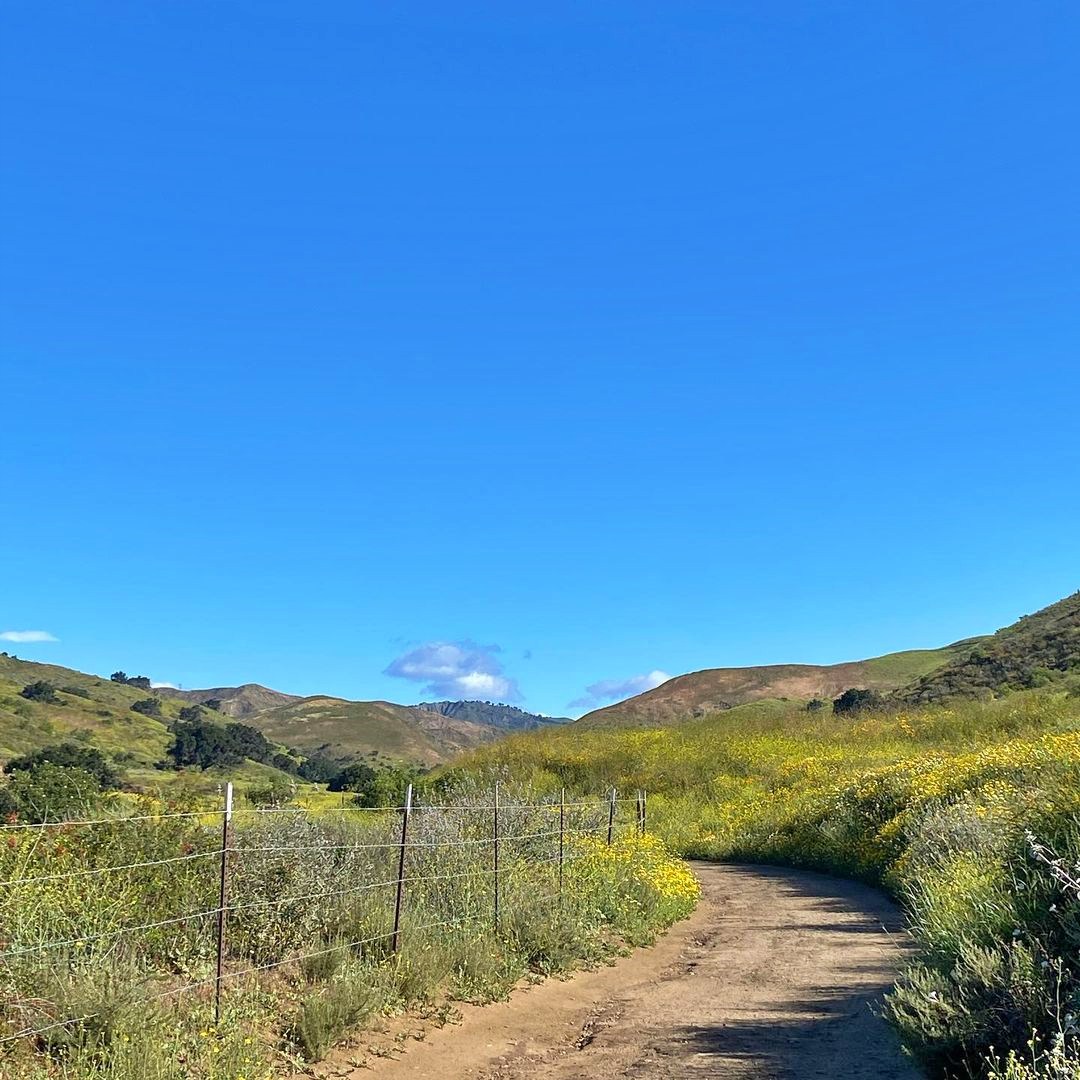 Ropersmith hiking trail near Santa Barbara