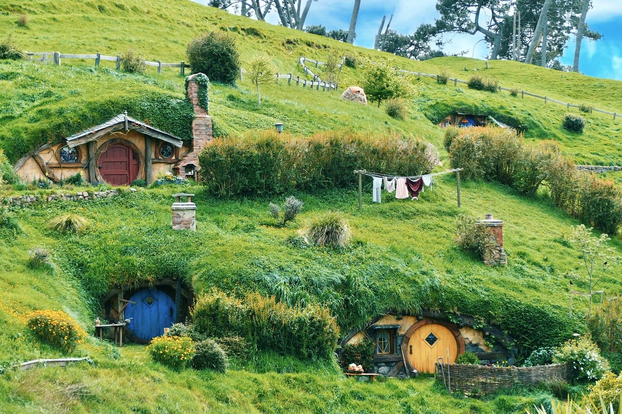 You can now enter Hobbit homes in Hobbiton, New Zealand on a film set tour