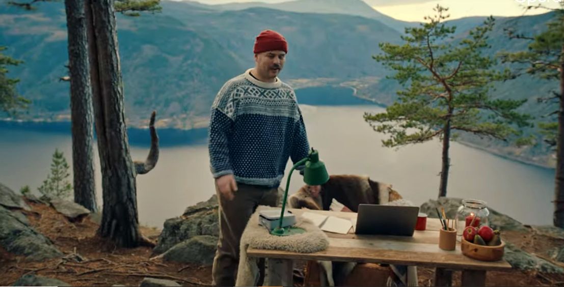 This is a 'hygge' desk