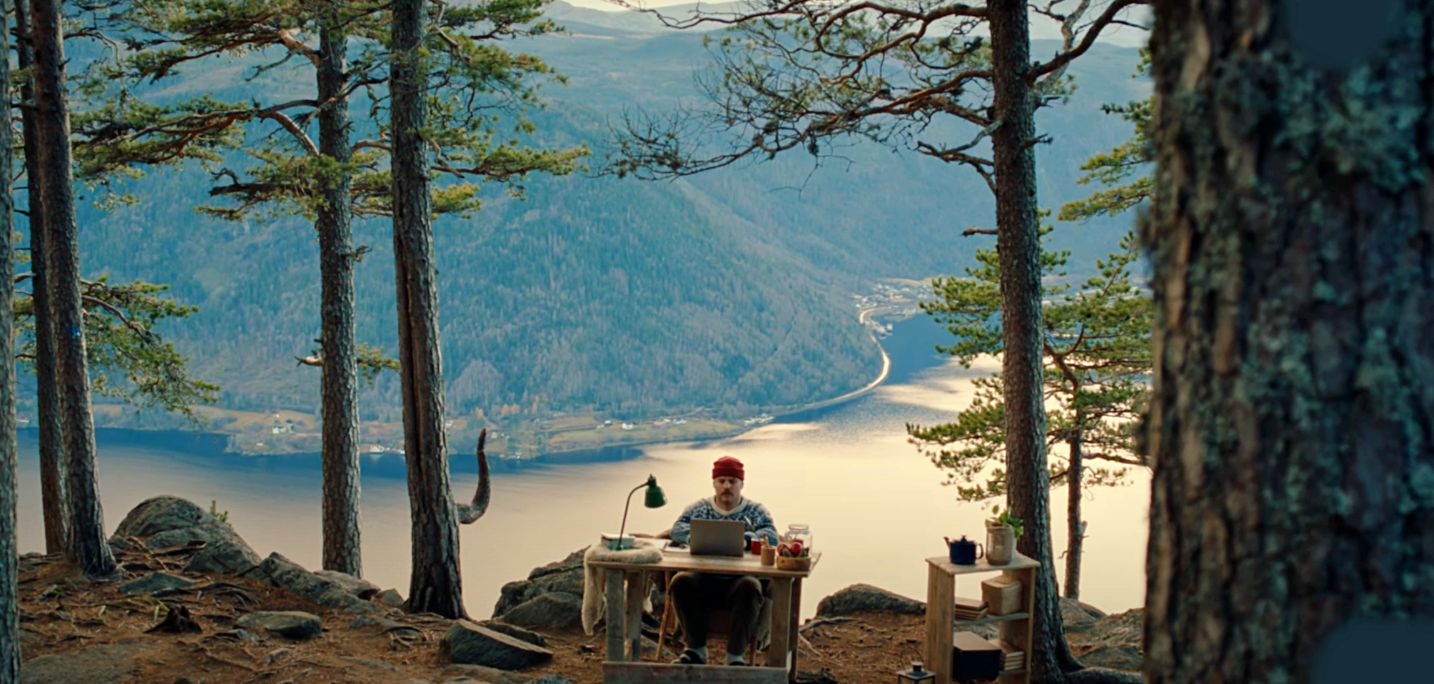 Beautiful scenes in Norway for digital nomads