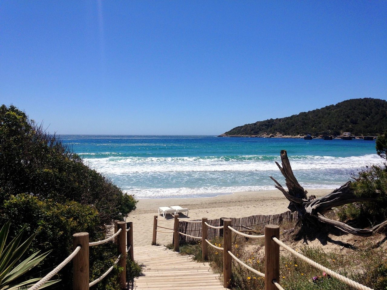 Beach in Ibiza, Spain