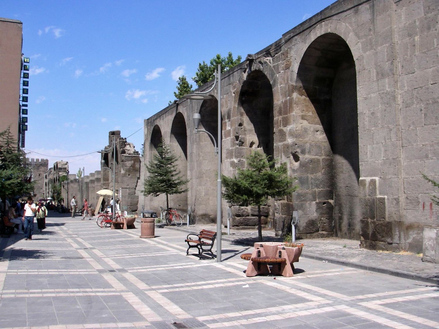 Roman Walls in Kayseri, Turkey