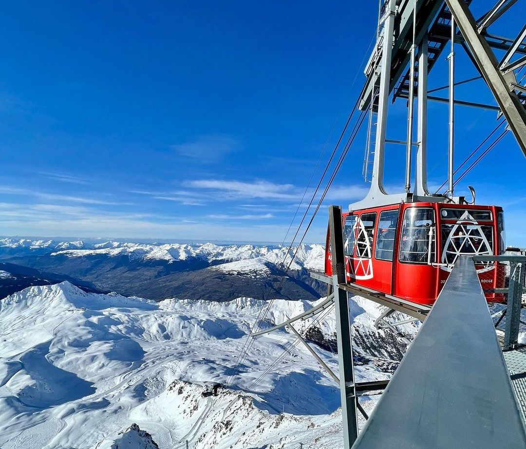 Les Arcs ski resort in France